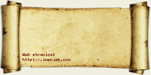 Anja Mladenović vizit kartica